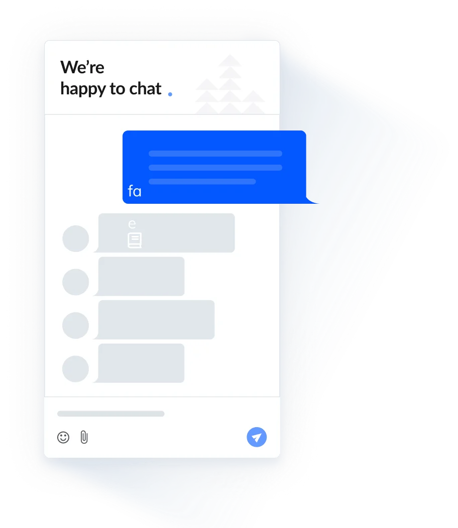 The interface of a chat conversation but literally nothing in it.