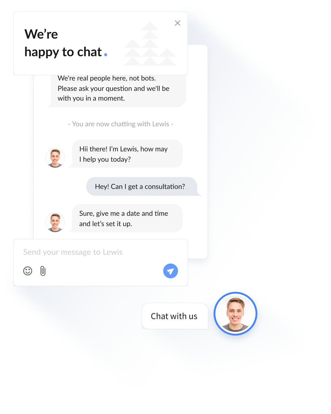 Live chat software - chat widgets